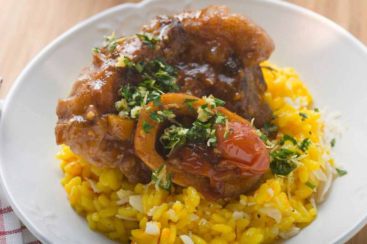 ossobuco risotto alla milanese ricetta