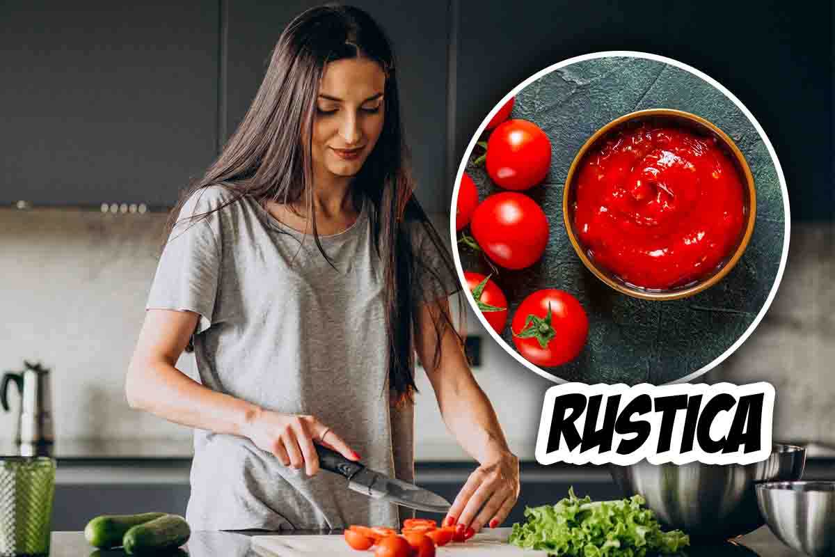 Salsa di pomodoro, altro che liscia: questa facciamola rustica, la senti in bocca che è una meraviglia