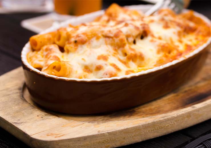 Pasta al forno con polpette ricetta