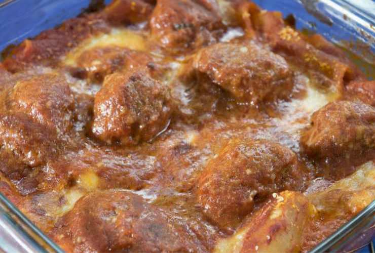 pasta al forno pasticciata di Carnevale