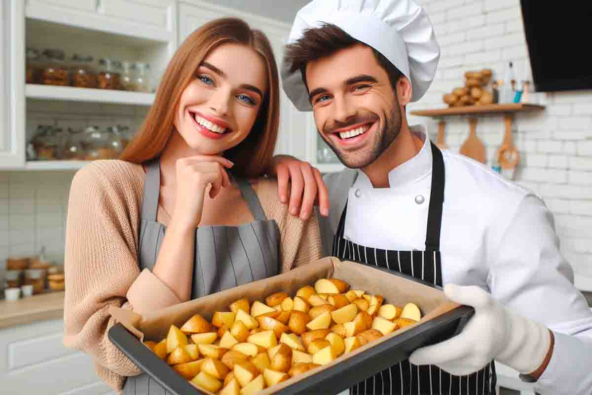 Patate al forno, mai fatte così buone: ti basta seguire questi 2 consigli da vero chef