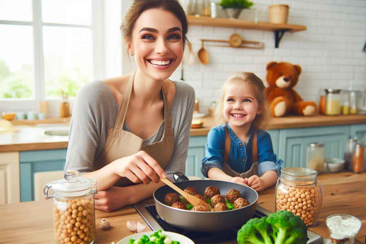 Polpette di ceci e broccoli in padella: la ricetta veloce, facile e super economica