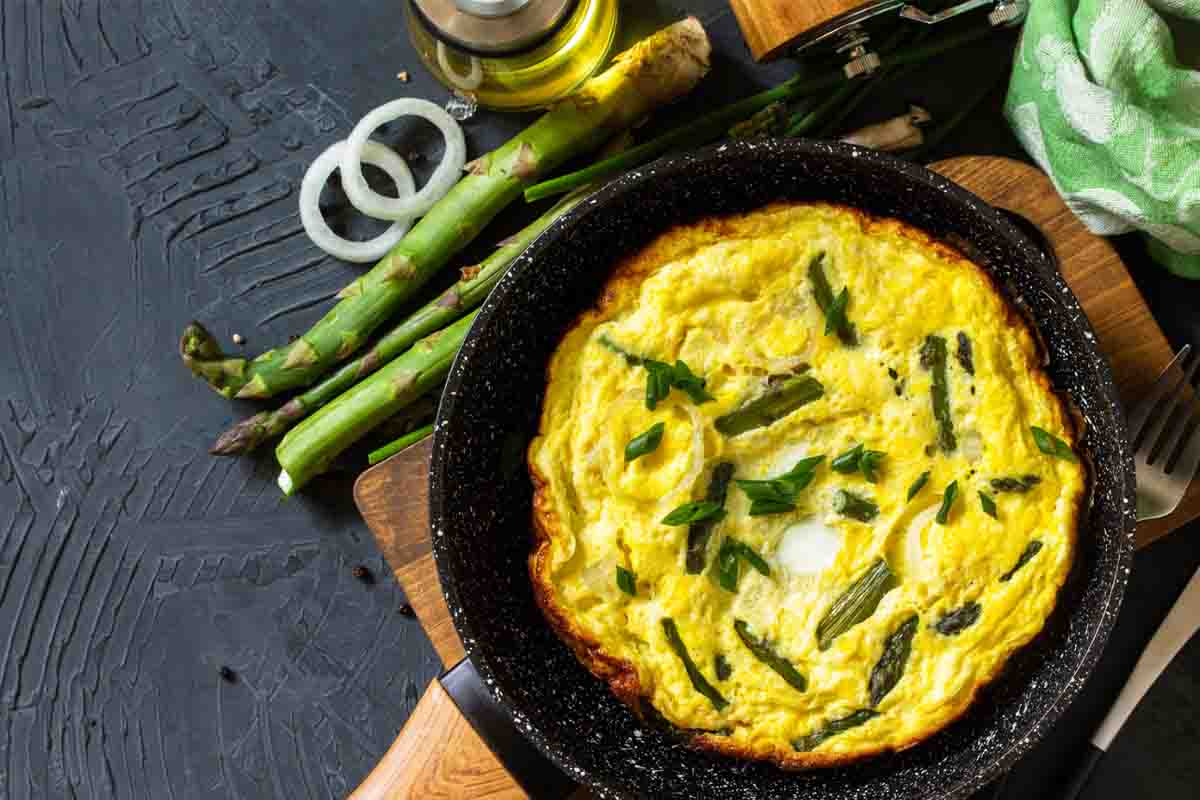 pranzo veloce frittata di asparagi ricetta