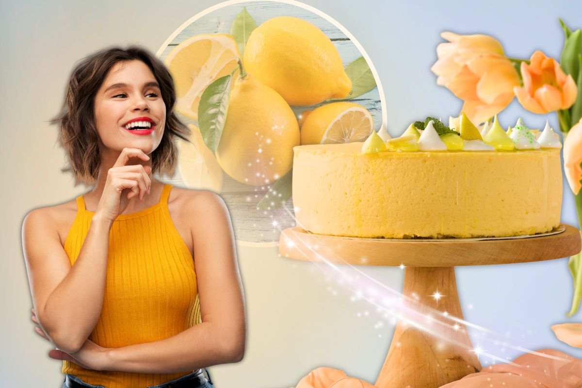 Torta mimosa al limone