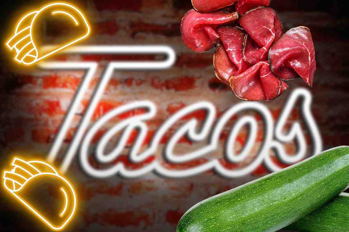 ricetta tacos zucchine e bresaola