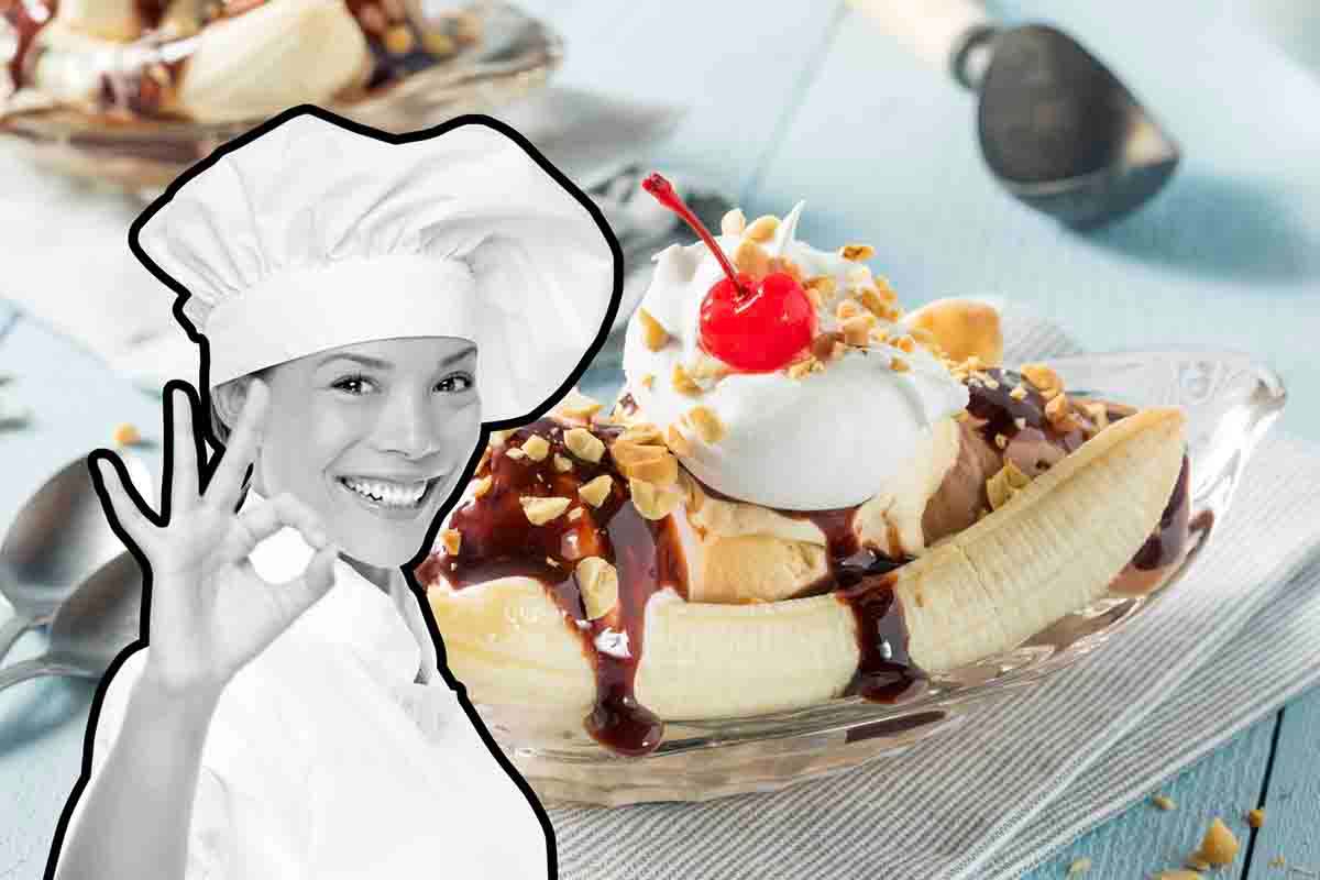 La banana split non è mai stata così: la versione in friggitrice ad aria croccante e dolcissima