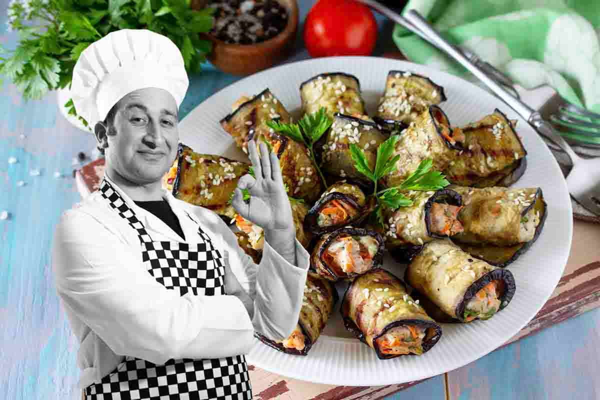 Involtini di melanzane non fritti