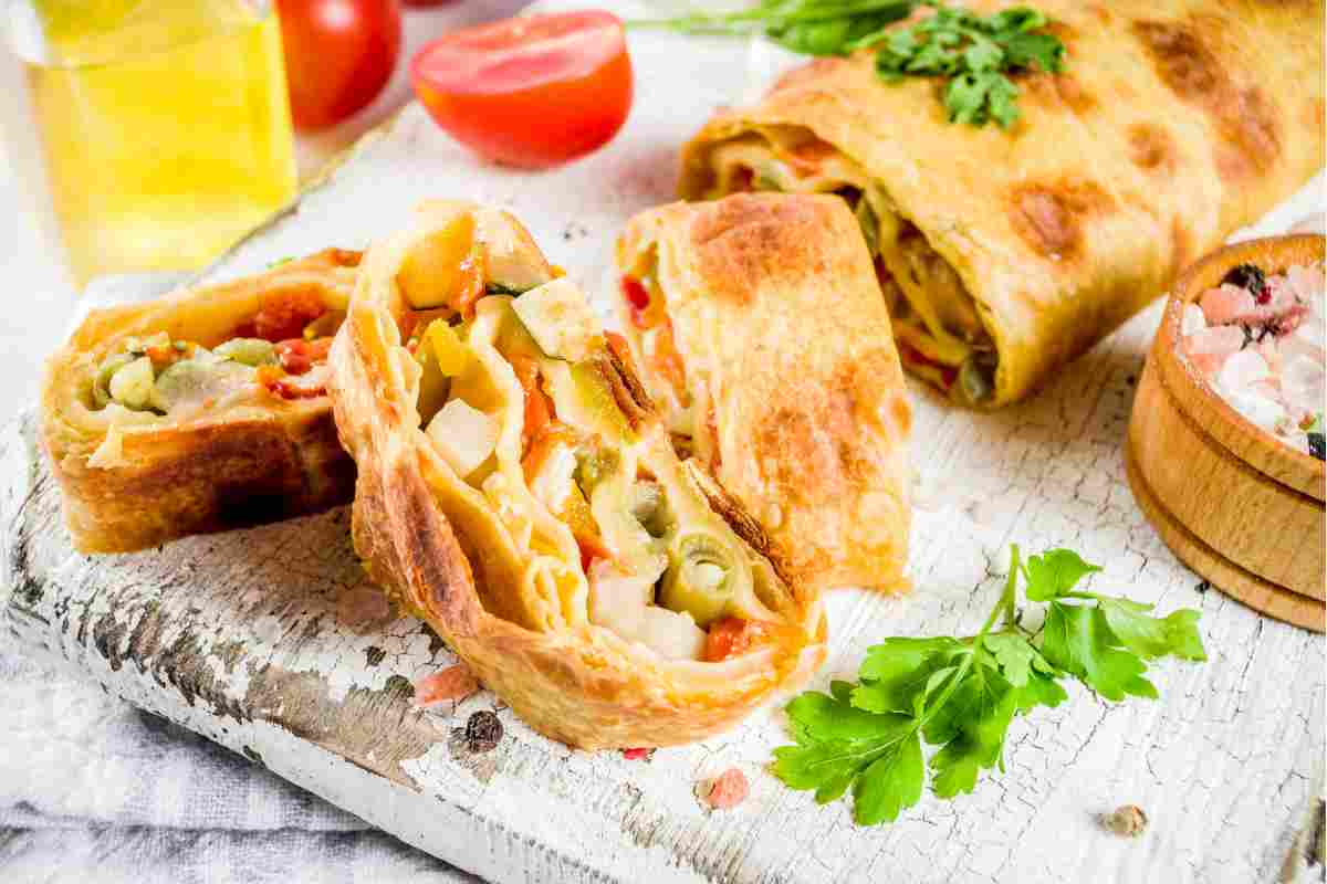 Non l’avevo mai fatto così, ho provato la ricetta dello strudel peperoni e provola e ora è diventato il preferito in famiglia