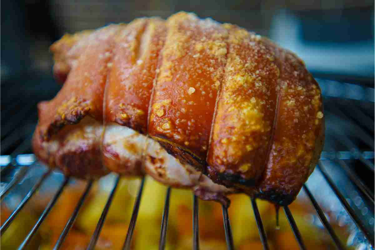 Tasca di maiale ripiena per la ricetta del giorno