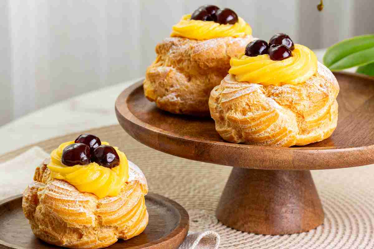 Falle al forno, con questa ricetta le zeppole vengono altissime e gonfie, non le compri più in pasticceria