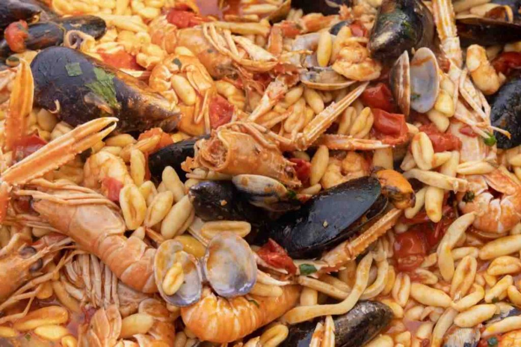 cavatelli ai frutti di mare ricetta