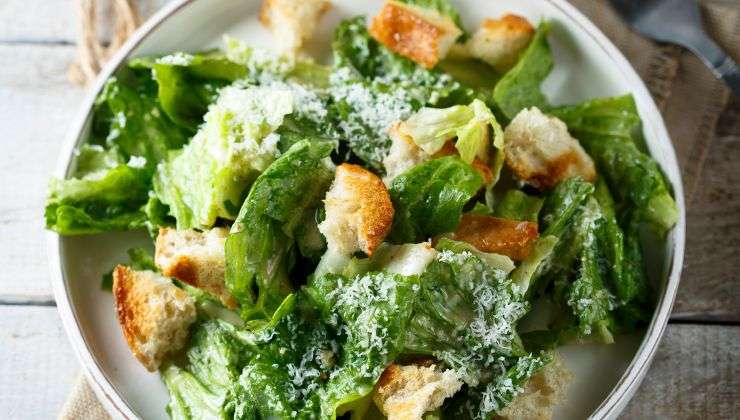 ricetta caesar salad