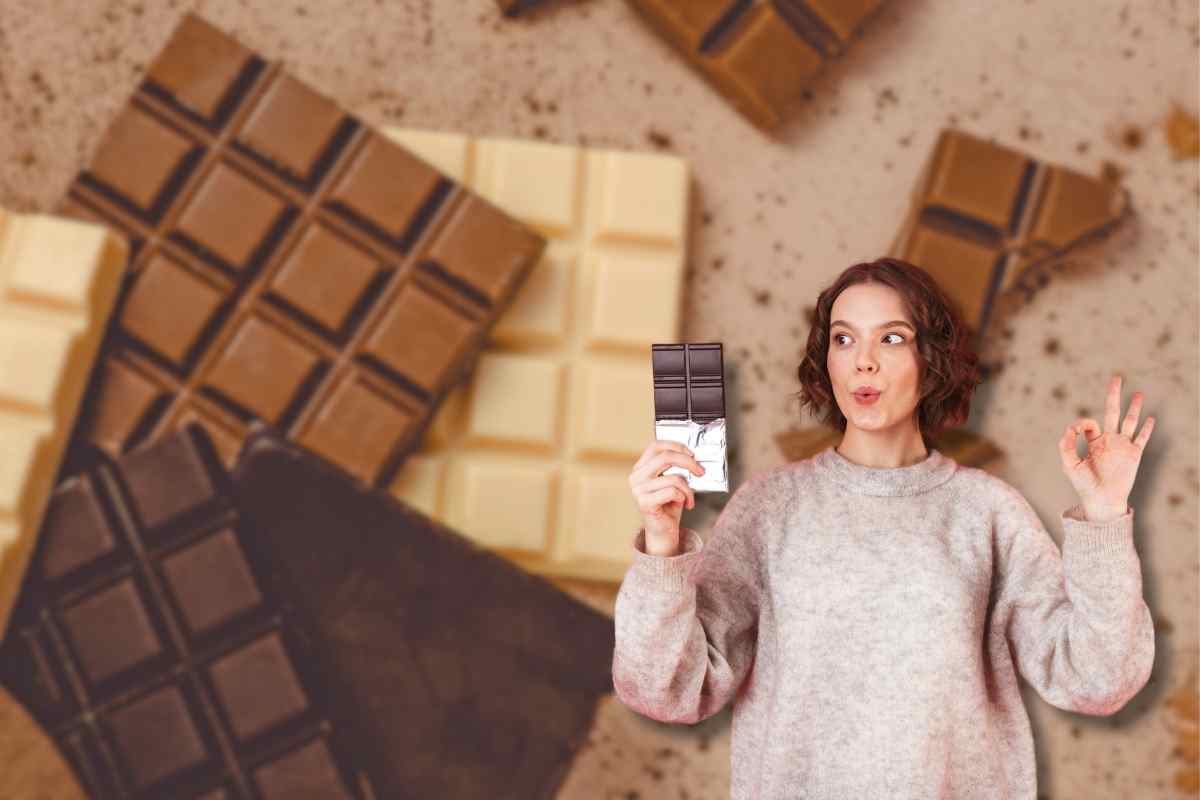 cioccolato fondente o latte, qual è più calorico