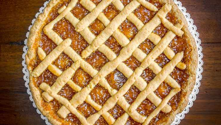 ricetta crostata alla marmellata light