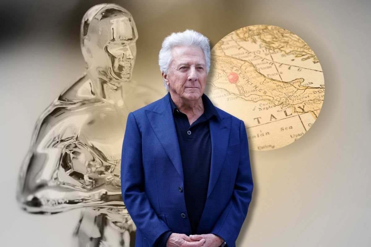 Dustin Hoffman: a cena in italia