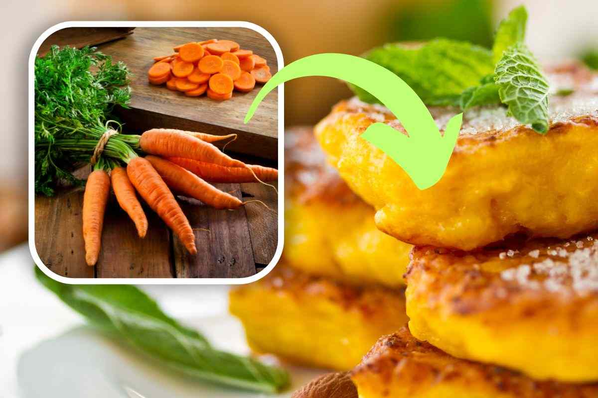 5 minuti e 2 ingredienti: per una cena sana e veloce prova queste frittelle di carote