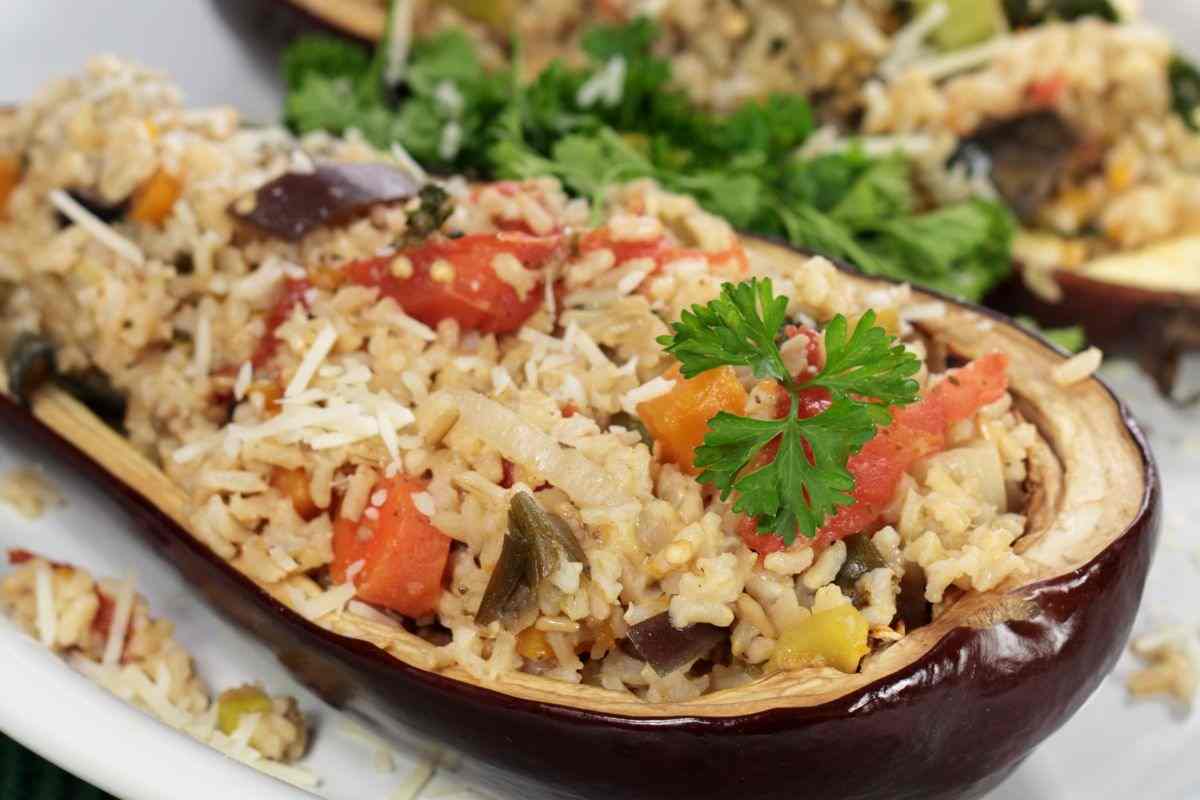 ricetta melanzane a barchetta