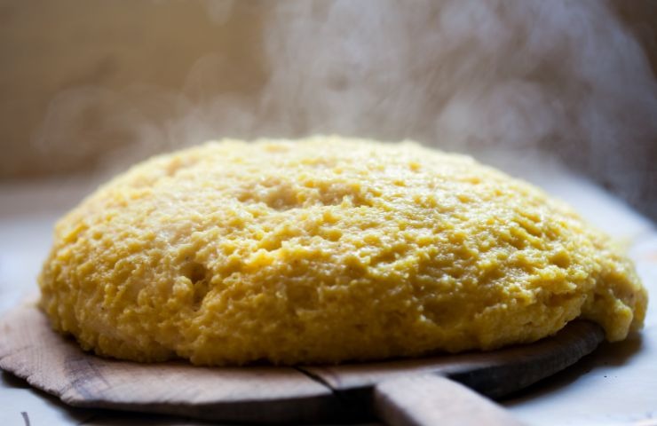 polenta gamberi e guanciale ricetta