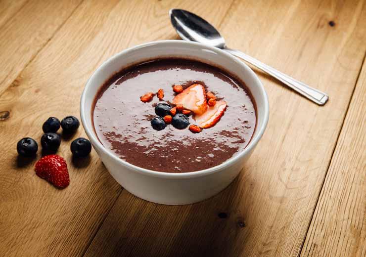 porridge al gusto Kit Kat ricetta