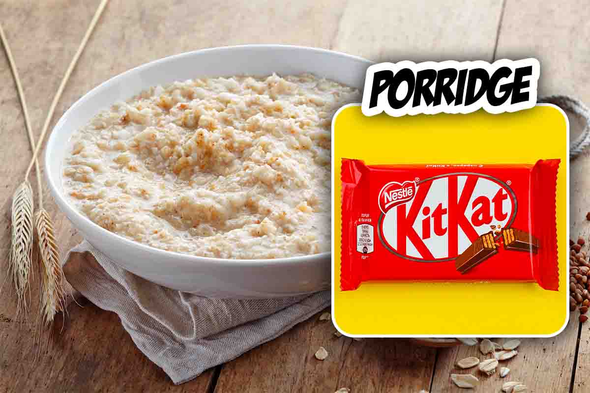 ricetta porridge al Kit Kat