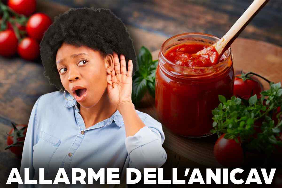 Corpi estranei nei barattoli di pomodoro: l’allarme lanciato da ANICAV è preoccupante