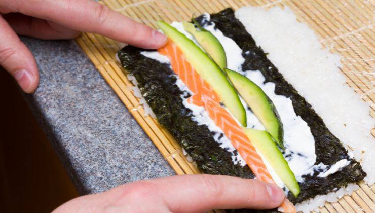 ricetta sushi low carb