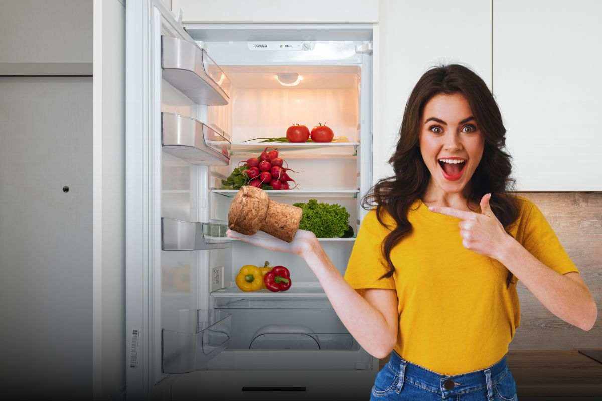 Tappo di sughero nel frigo, è la soluzione che ti svolta la vita: gli altri già lo hanno fatto