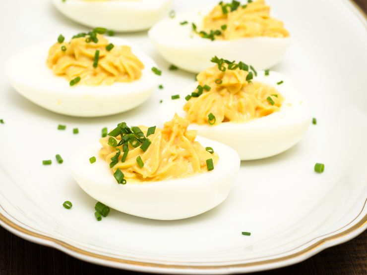 ricetta uova antipasto di Pasqua economico