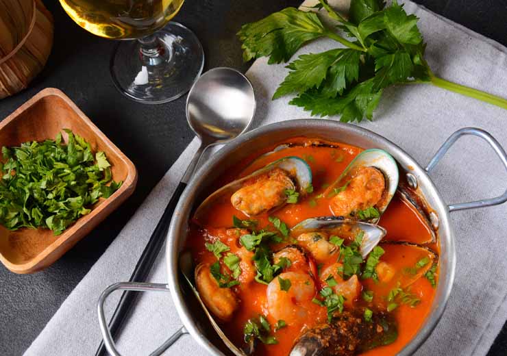 ricetta zuppa di pesce facile