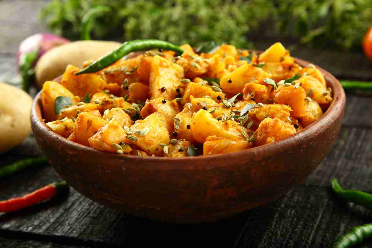 Curry di patate e zenzero
