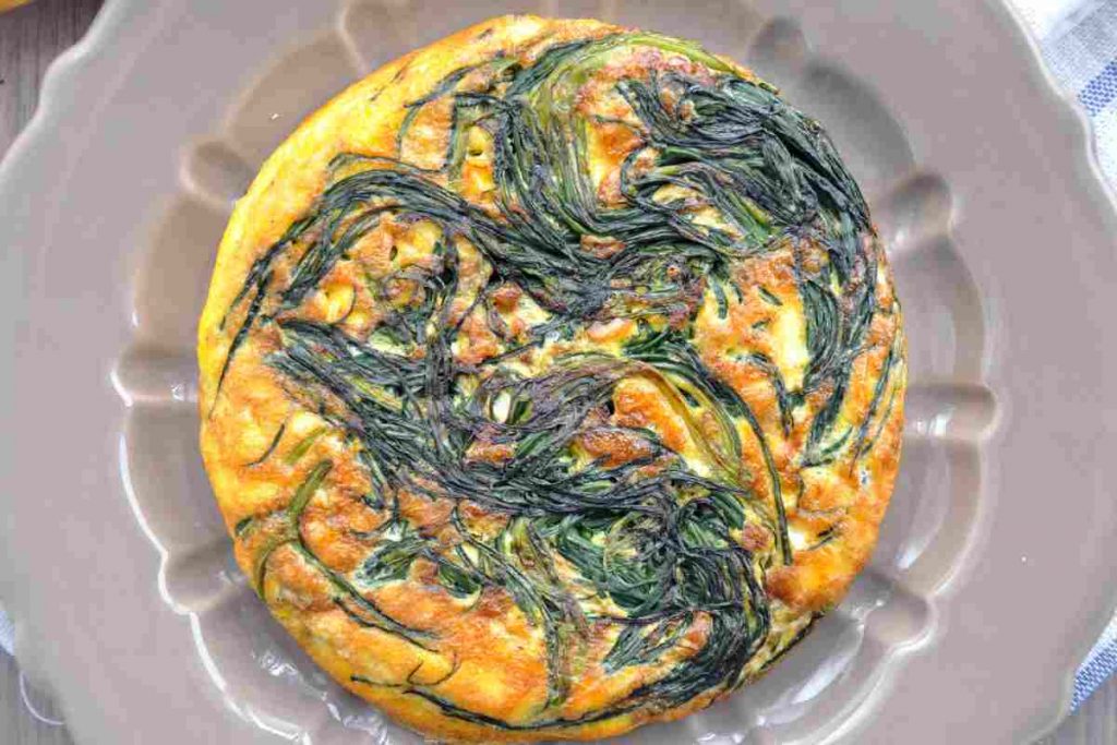 Frittata con agretti 