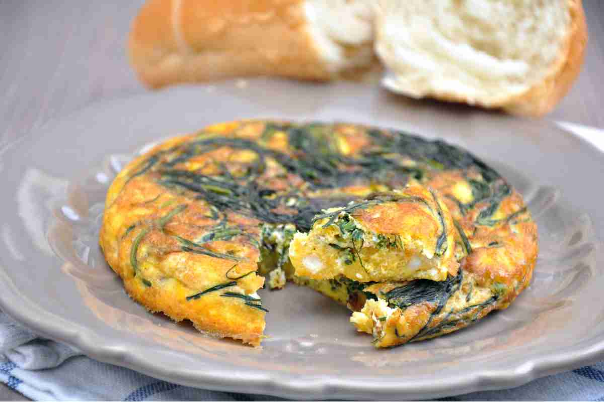 Frittata con gli agretti