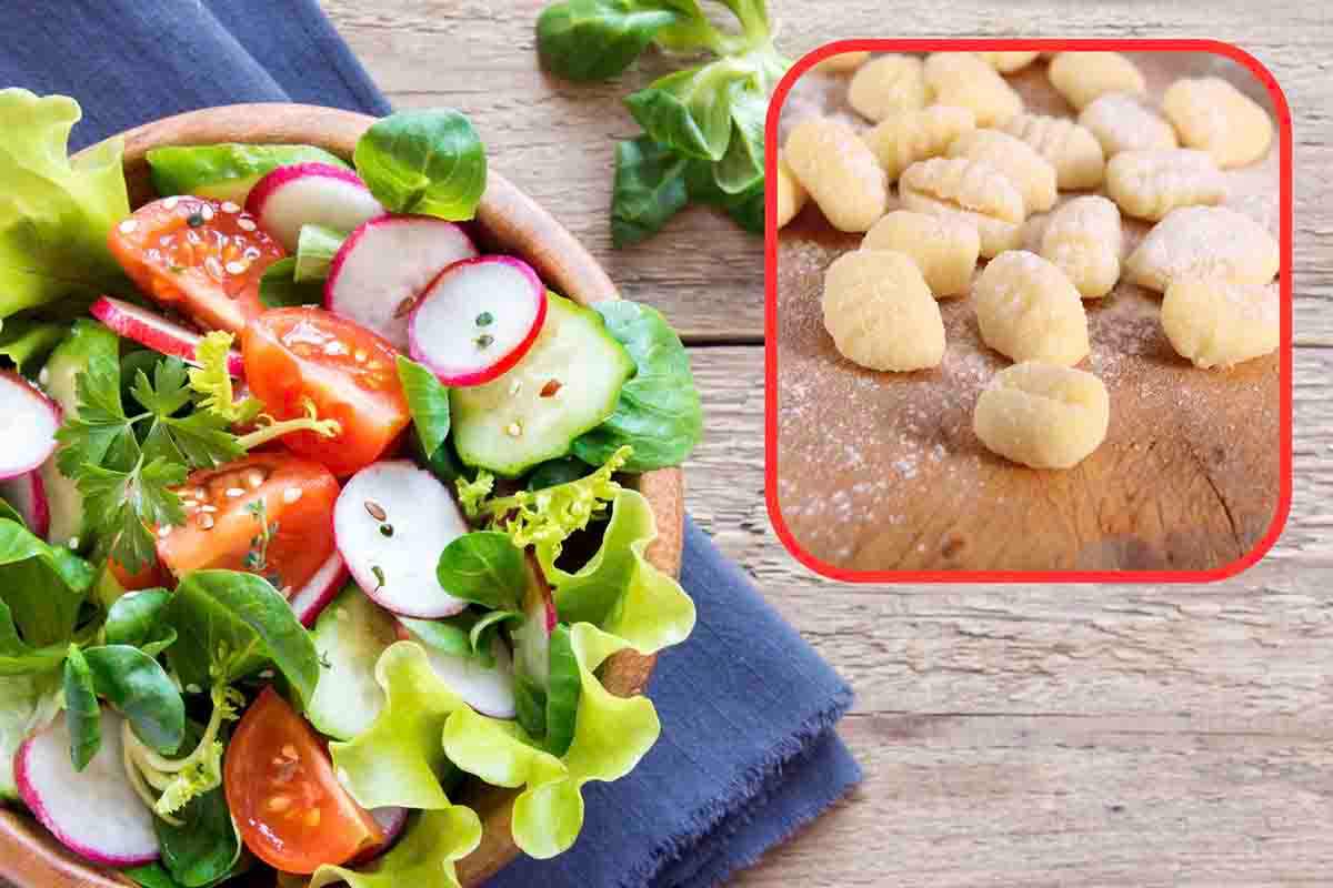 Voglia di insalata primaverile? Sì, ma di gnocchi: resistere è impossibile