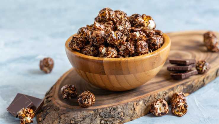 Ricetta Popcorn cioccolato