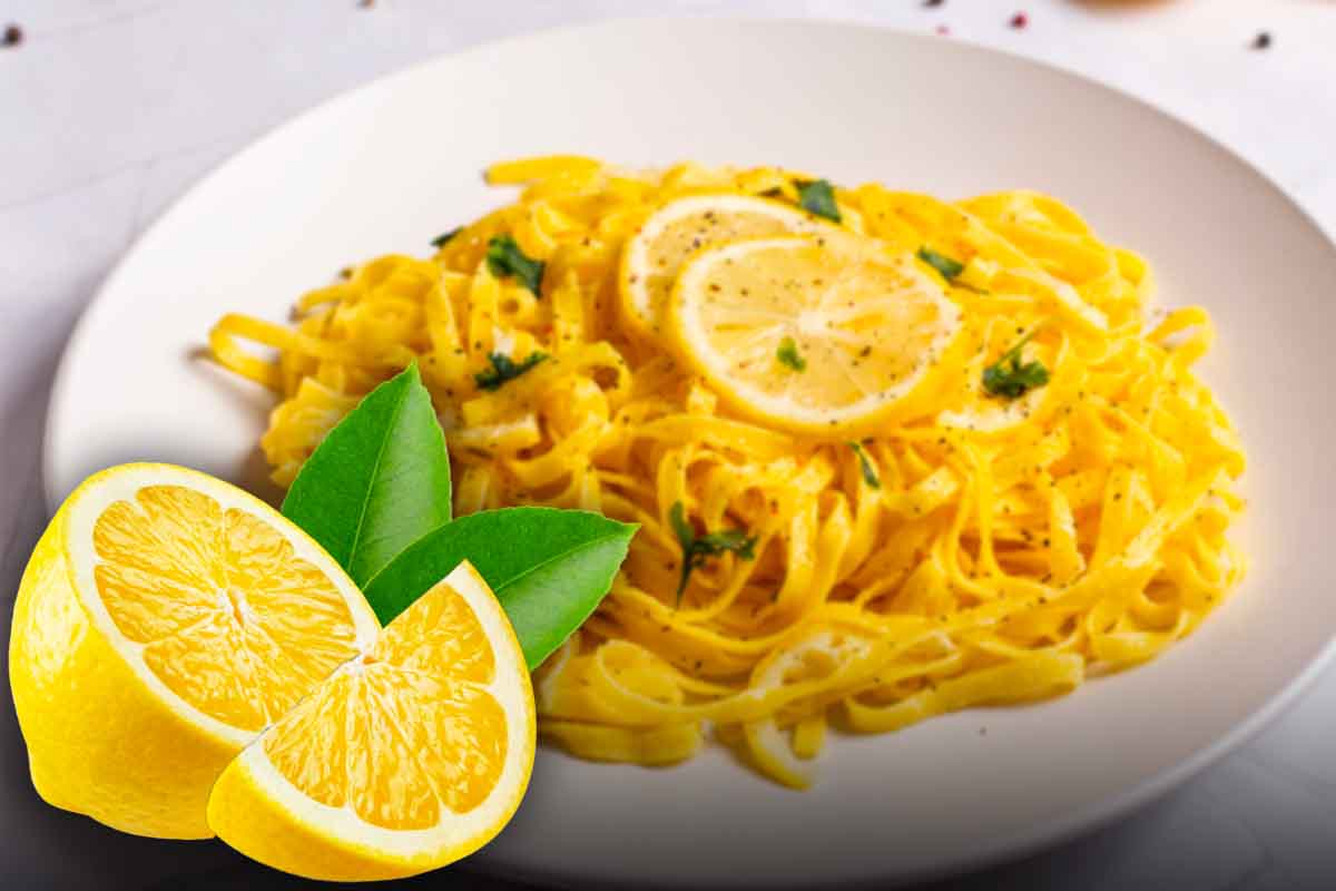 Profumo irresistibile: i tagliolini al limone sono il piatto tipico di questo periodo che precede l’estate