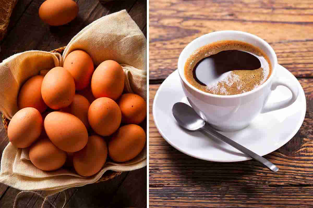 Uova e caffè, un abbinamento insolito ma che vale la pena di provare: viene fuori una delizia