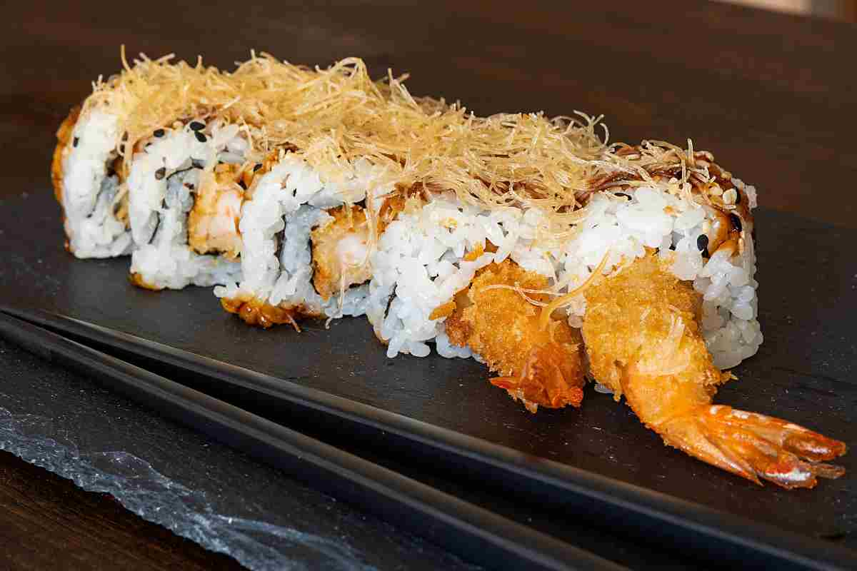 Uramaki ebiten ricetta