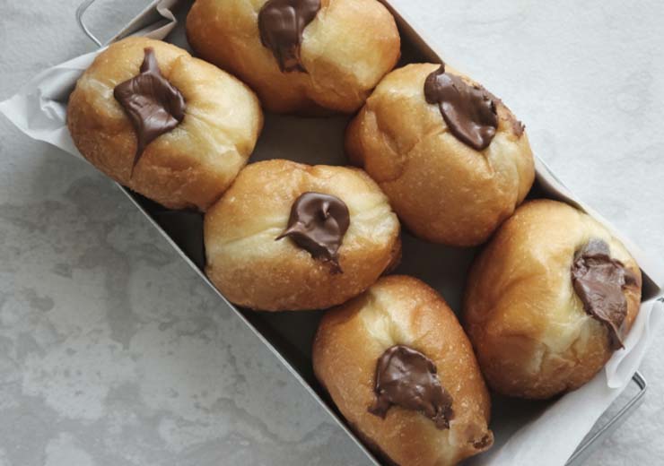 ricetta mini bomboloni alla nutella