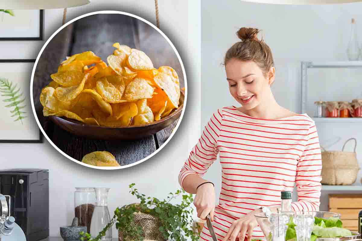 Chips di patate, la ricetta casalinga