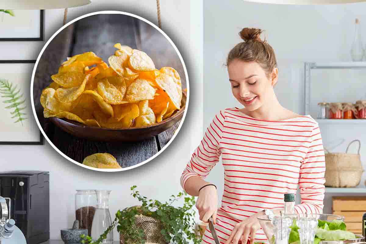 Ricetta chips di patatine come quelle in busta: trucchetto semplice per uno snack sfiziosissimo