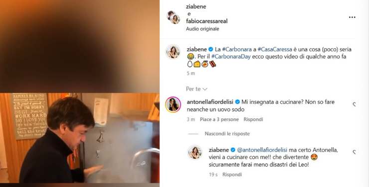 Benedetta Parodi invito in cucina