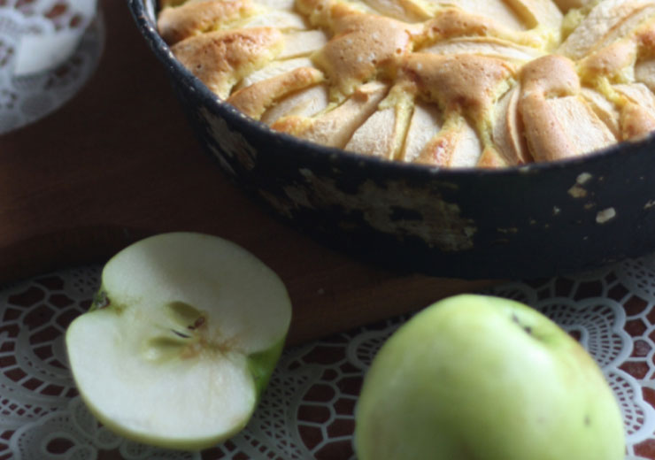 ricetta torta di mele senza fruste elettriche