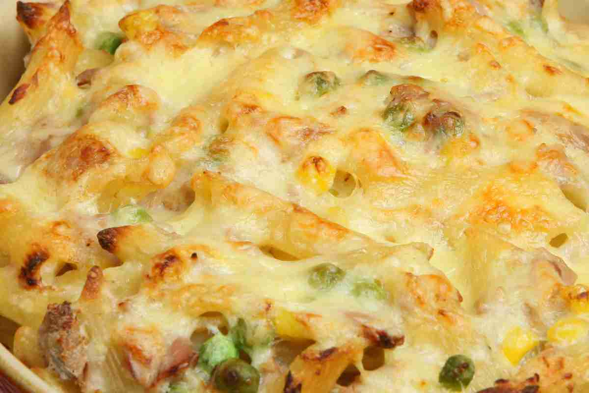 Pasta al forno con il tonno