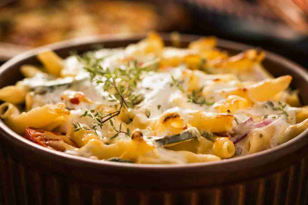 Pasta gratinata con verdure, l’ho fatta senza besciamella ed è stata un successone