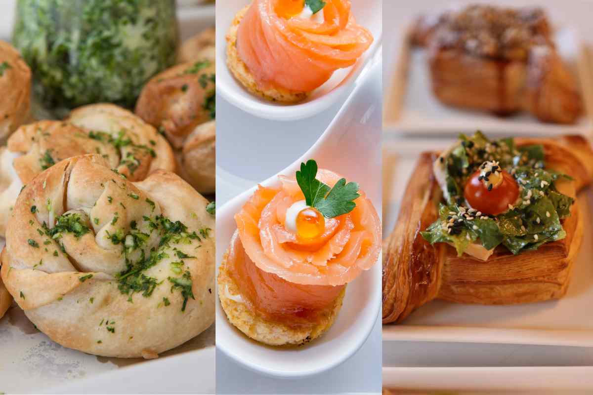Finger food colorati in buffet