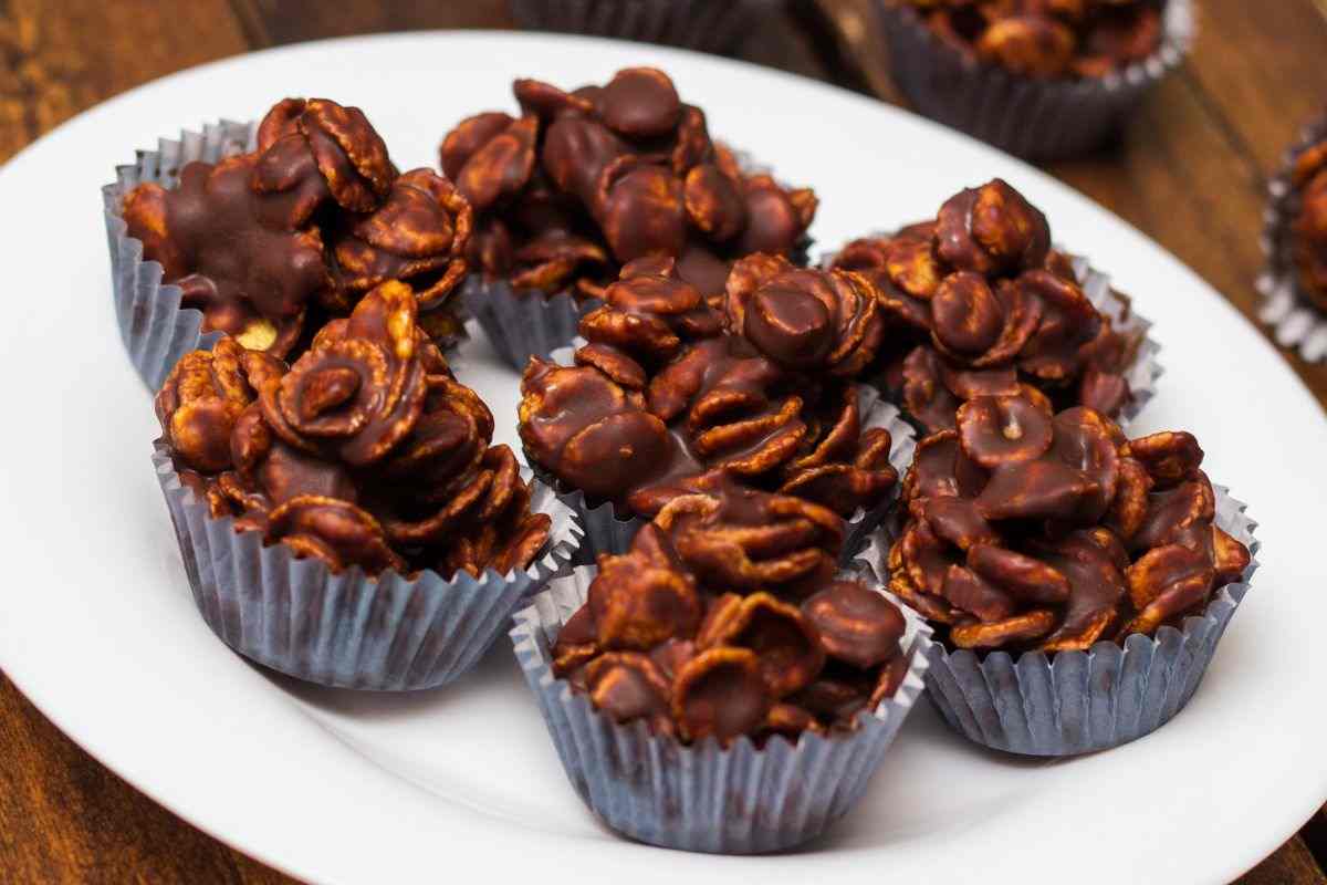 Li preparo almeno una volta a settimana per i bambini, la loro colazione è sana e sfiziosa con i biscotti corn flakes e cioccolato