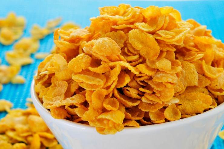 piatto di corn flakes