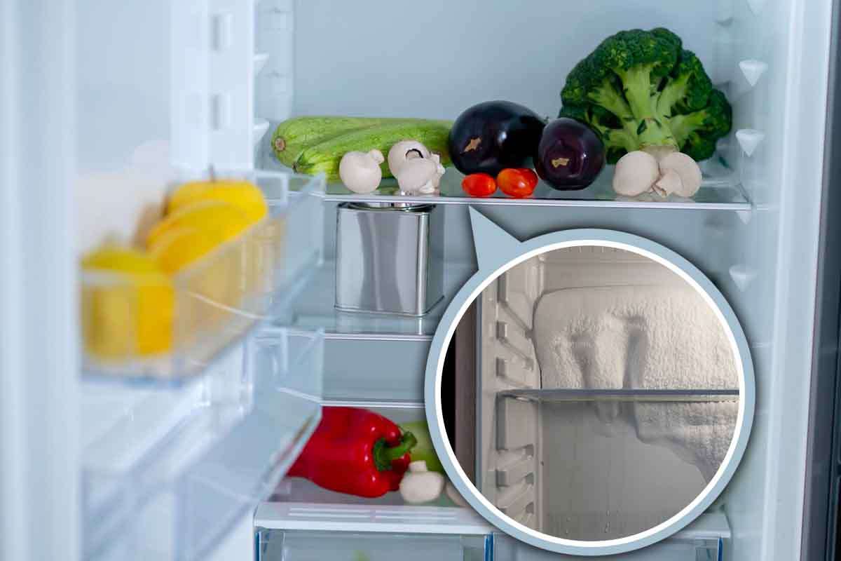 come rimuovere ghiaccio in frigo