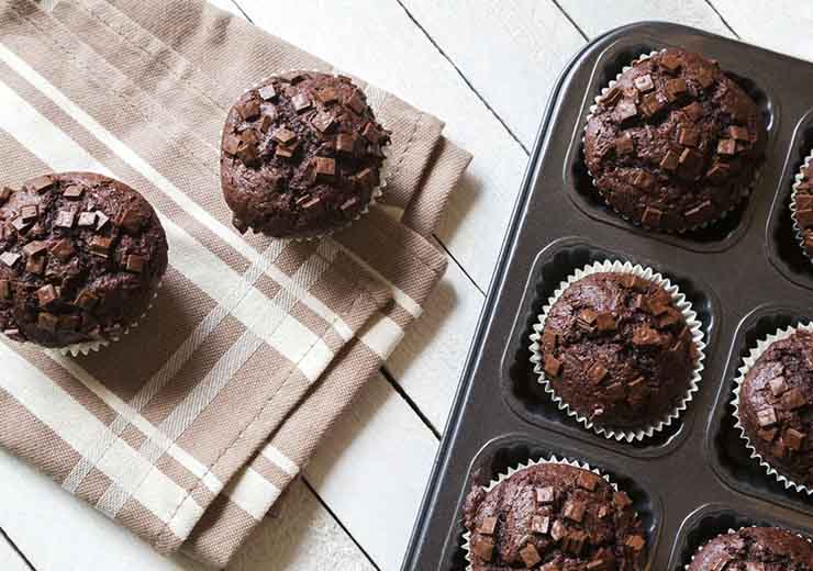 muffin light al cioccolato ricetta