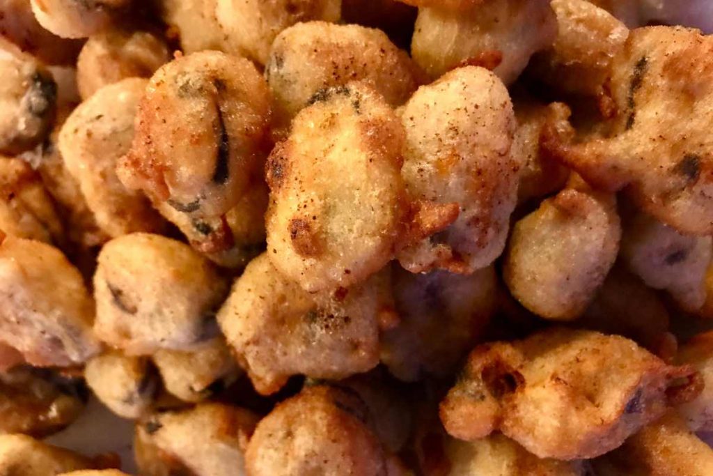Cozze in pastella fritte